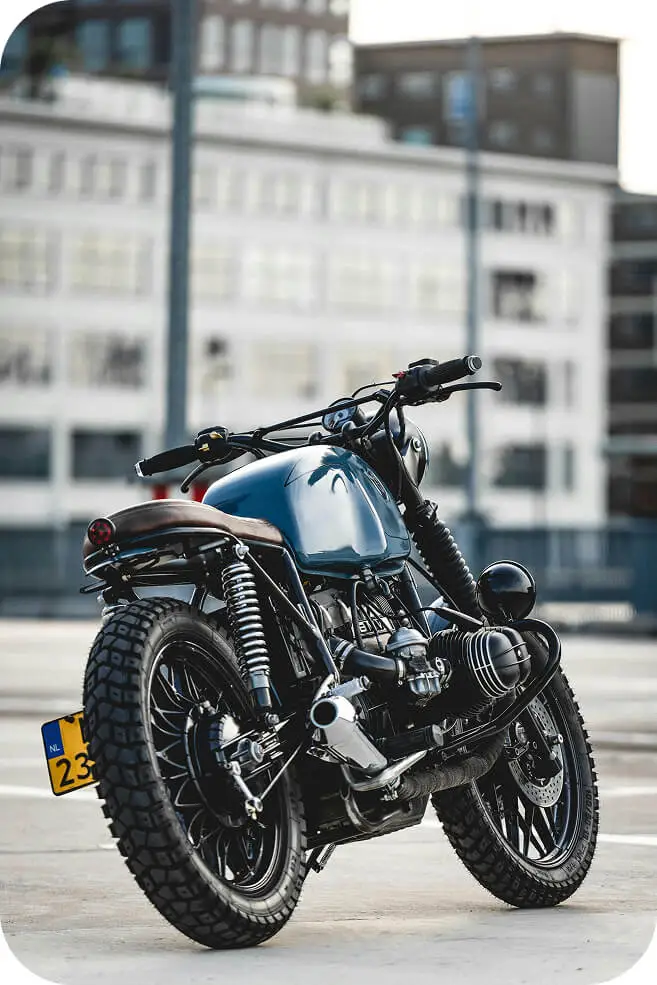 Custom motorbike representing tailored solutions and personalized approach
